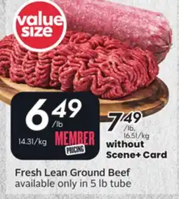 Sobeys Fresh Lean Ground Beef offer
