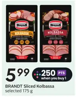 Sobeys BRANDT Sliced Kolbassa offer