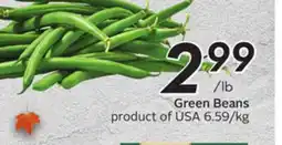 Sobeys Green Beans offer