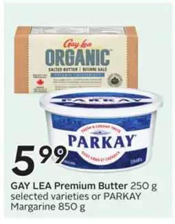 Sobeys GAY LEA Premium Butter offer