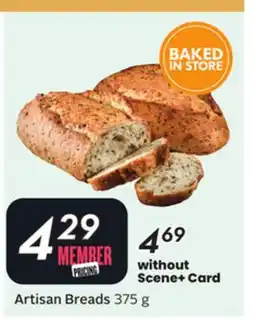 Sobeys Artisan Breads offer