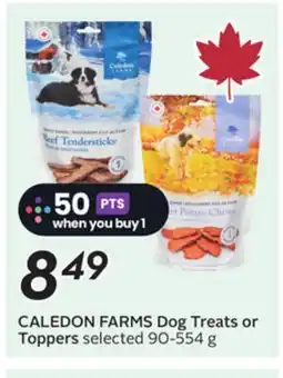 Sobeys CALEDON FARMS Dog Treats or Toppers offer