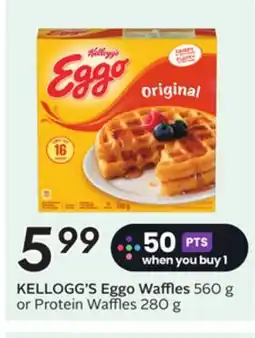 Sobeys KELLOGG'S Eggo Waffles offer