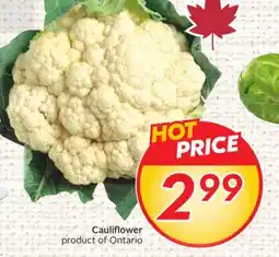 Sobeys Cauliflower offer