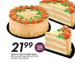 Sobeys Dessert Cake Pumpkin Spice offer
