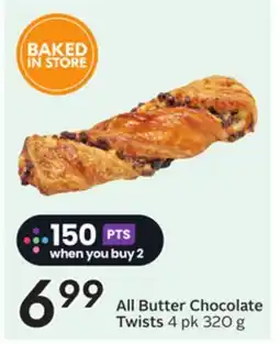Sobeys All Butter Chocolate Twists offer