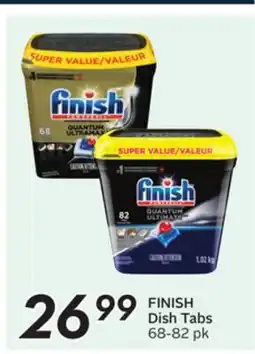 Sobeys FINISH Dish Tabs offer