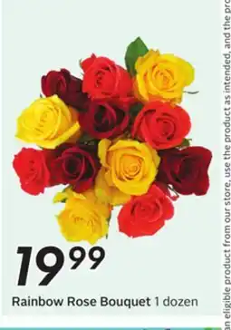 Sobeys Rainbow Rose Bouquet offer