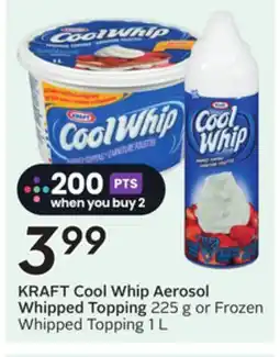 Sobeys KRAFT Cool Whip Aerosol Whipped Topping offer