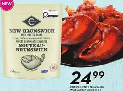 Sobeys COMPLIMENTS Nova Scotia Wild Lobster Claws offer
