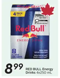 Sobeys RED BULL Energy Drinks offer