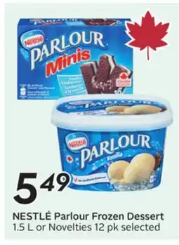 Sobeys NESTLÉ Parlour Frozen Dessert offer