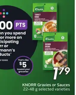 Sobeys KNORR Gravies or Sauces offer