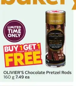 Sobeys OLIVIER'S Chocolate Pretzel Rods offer