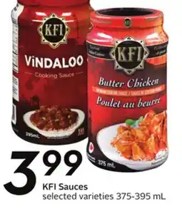 Sobeys KFI Sauces offer