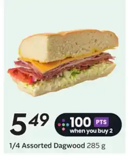 Sobeys 1/4 Assorted Dagwood offer
