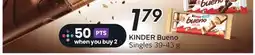 Sobeys KINDER Bueno Singles offer