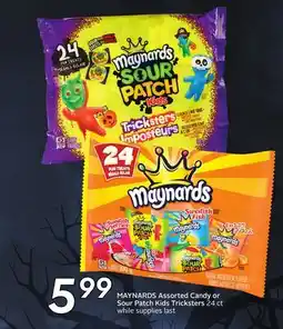Sobeys MAYNARDS Assorted Candy or Sour Patch Kids Tricksters offer