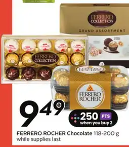 Sobeys FERRERO ROCHER Chocolate offer