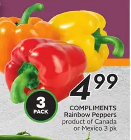 Sobeys COMPLIMENTS Rainbow Peppers offer