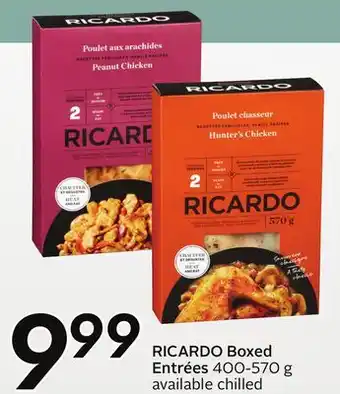 Sobeys RICARDO Boxed Entrées offer