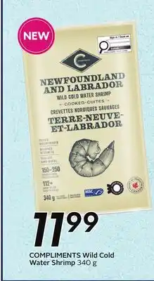 Sobeys COMPLIMENTS Wild Cold Water Shrimp offer