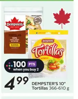 Sobeys DEMPSTER'S 10 Tortillas offer