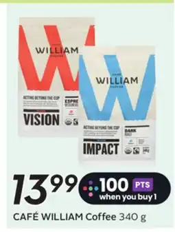 Sobeys CAFÉ WILLIAM Coffee offer