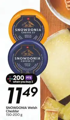 Sobeys SNOWDONIA Welsh Cheddar offer