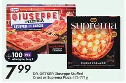 Sobeys DR. OETKER Giuseppe Stuffed Crust or Suprema Pizza offer