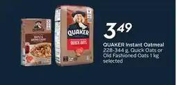 Sobeys QUAKER Instant Oatmeal offer