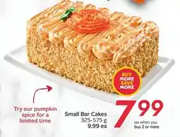 Sobeys Small Bar Cakes offer
