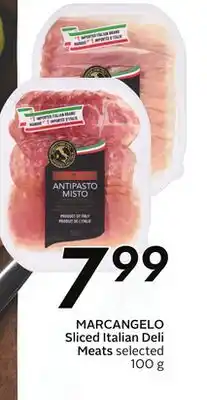 Sobeys MARCANGELO Sliced Italian Deli Meats offer