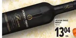 Metro JACKSON TRIGGS MERLOT offer