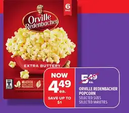 Metro ORVILLE REDENBACHER POPCORN offer