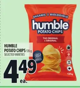 Metro HUMBLE POTATO CHIPS offer