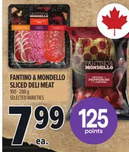 Metro FANTINO & MONDELLO SLICED DELI MEAT offer