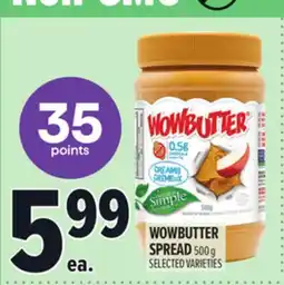 Metro WOWBUTTER SPREAD offer