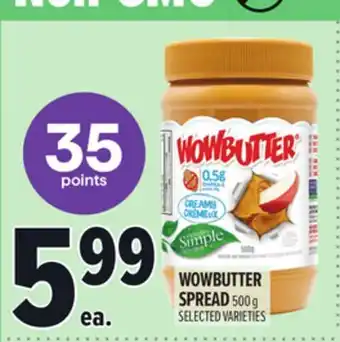 Metro WOWBUTTER SPREAD offer
