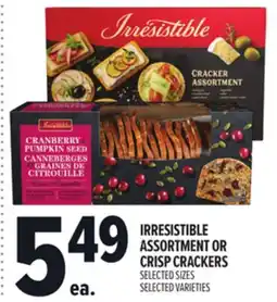 Metro IRRESISTIBLE ASSORTMENT OR CRISP CRACKERS offer