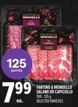 Metro FANTINO & MONDELLO SALAMI OR CAPICOLLO offer