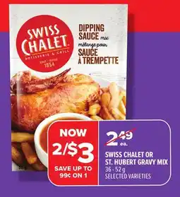 Metro NOW SWISS CHALET OR ST. HUBERT GRAVY MIX offer