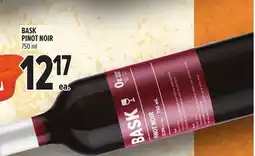 Metro BASK PINOT NOIR offer