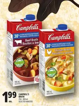 Metro CAMPBELL'S BROTH offer