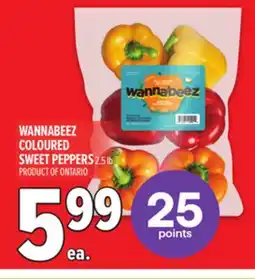 Metro WANNABEEZ COLOURED SWEET PEPPERS offer