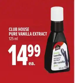 Metro CLUB HOUSE PURE VANILLA EXTRACT offer