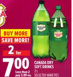 Metro CANADA DRY SOFT DRINKS offer