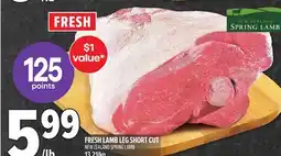 Metro FRESH LAMB LEG SHORT CUT offer