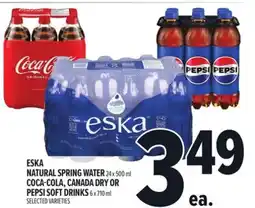 Metro ESKA NATURAL SPRING WATER offer