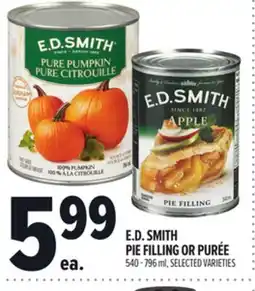 Metro E.D. SMITH PIE FILLING OR PURÉE offer